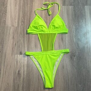 📦Neon green swimsuit
